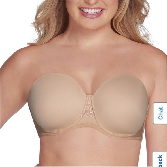 Vanity Fair “Fair Nude” Strapless Bra 40C - Picture 5 of 7